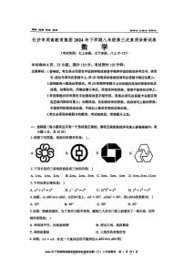 湖南省长沙市2024-2025学年八年级上学期第三次月考数学试卷（含答案）