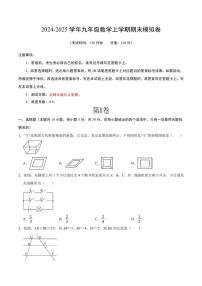 2024年北师大版九年级上学期数学期末模拟卷（含答案）