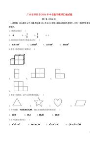 广东省深圳市2024年中考数学模拟试题（含答案）
