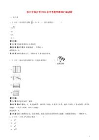 浙江省温州市2024年中考数学模拟试题（含解析）
