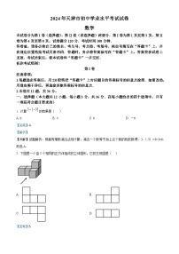 2024年天津市中考 数学试题（解析版）