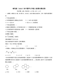 青岛版（2024）初中数学七年级上册期末测试卷（标准难度）含详细答案解析