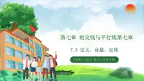 人教版（2024）七年级下册（2024）7.3 定义、命题、定理评课课件ppt