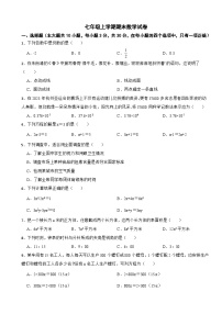 广东省佛山市2024年七年级上学期期末数学试卷【附答案】