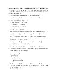 2020-2021学年广东省广州市荔湾区九年级（上）期末数学试卷（含答案）