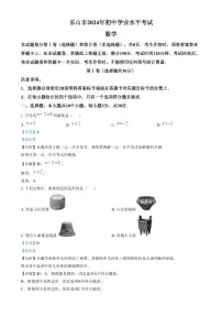2024年四川省乐山市中考数学试题（解析版）