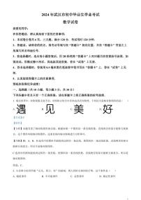 2024年湖北省武汉市中考数学试题（解析版）
