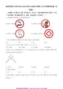 2024～2025学年山东省淄博市张店区第九中学七年级(上)12月月考数学试卷(五四制)(含答案)
