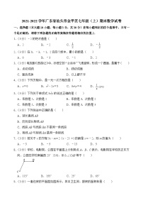 2021-2022学年广东省汕头市金平区七年级（上）期末数学试卷