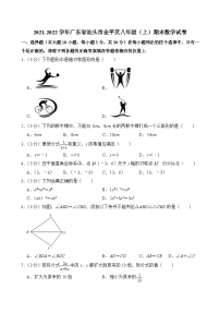 2021-2022学年广东省汕头市金平区八年级（上）期末数学试卷