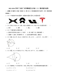 2023-2024学年广东省广州市黄埔区九年级（上）期末数学试卷（含答案）