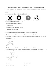 2023-2024学年广东省广州市增城区九年级（上）期末数学试卷（含答案）
