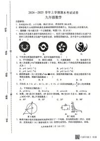 河南省新乡市长垣市2024-2025学年上学期九年级期末考试数学试卷