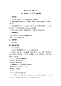 湘教版（2024）七年级上册（2024）3.5 认识二元一次方程组教学设计