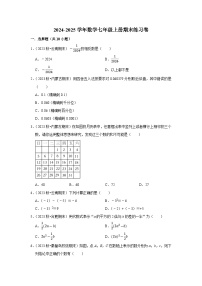 人教版2024-2025学年数学七年级上册期末练习卷（含答案）