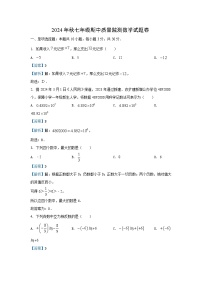 湖南省湘西州花垣县2024-2025学年七年级（上）期中数学试卷（解析版）
