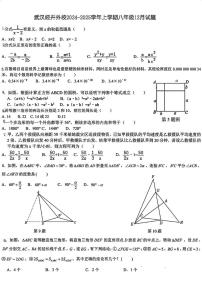 湖北省武汉经开外国语学校2024-2025学年上学期12月月考八年级数学试题