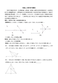 人教版数学八年级上册期中复习 专题12 将军饮马模型（2份，原卷版+解析版）