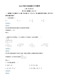 2024年四川省成都市中考数学试题（解析版）