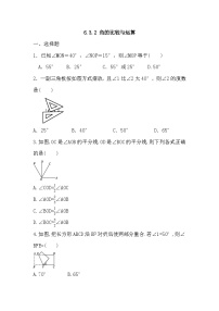初中数学人教版（2024）七年级上册（2024）6.3 角当堂检测题