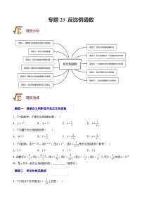 中考数学一轮复习题型归纳精练专题23 反比例函数（2份，原卷版+解析版）