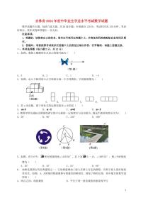 吉林省2024年中考数学水平提升模拟试题