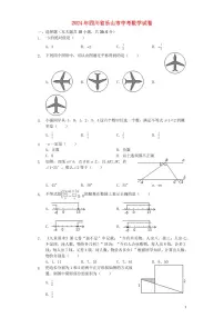四川省乐山市2024年中考数学模拟试题（含解析）