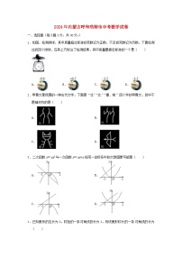 内蒙古呼和浩特市2024年中考数学模拟试题（含解析）