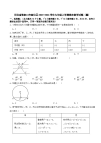 河北省张家口市宣化区2023-2024学年九年级上学期期末数学试题（冀）