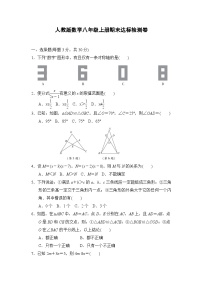 人教部编版数学八年级上册期末测试卷4（Word版，附答案）