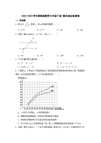 浙教版数学七年级下册 期末综合检测卷