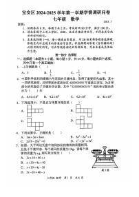 深圳宝安区2024-2025学年七年级上学期期末考试数学试题