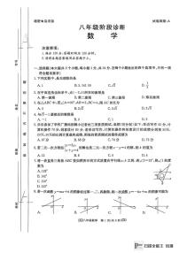 陕西省西安市高陵区2024-2025学年上学期八年级期末数学试卷