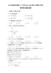 辽宁省沈阳市第四十三中学2024-2025学年上学期八年级 数学期末模拟试题（含解析）