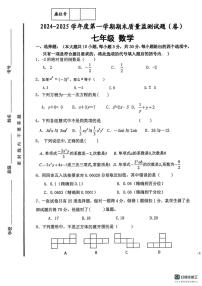 甘肃省平凉市庄浪县十九校乡村中学2024-2025学年七年级上学期1月期末数学试题