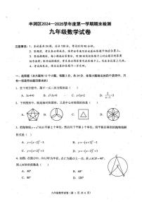 河北省唐山市丰润区2024-2025学年九年级上学期1月期末数学试题
