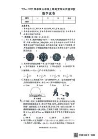 河南省漯河市召陵区2024-2025学年九年级上学期1月期末数学试题
