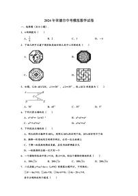 2024年湖南省常德市中考模拟数学试卷 （解析版）
