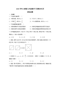 人教版七年级数学下册期末巩固训练试题