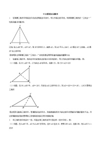 中考数学二轮复习几何专项知识精讲+基础提优训练专题02 中点模型（知识精讲）