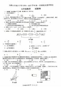 安徽省马鞍山市第八中学2024-2025学年七年级上学期期末考试数学试卷