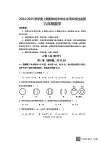 四川省成都市成华区2024-2025学年上学期九年级期末数学试卷