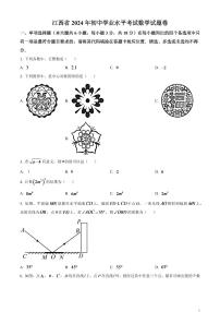 2024年江西省中考数学模拟试题（原卷版）