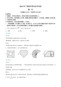 2024年广西壮族自治区中考数学模拟试题（解析版）
