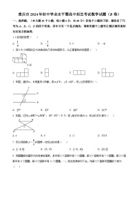 2024年重庆市中考数学模拟试题(B卷)（原卷版）