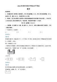 2024年山东省枣庄市中考数学模拟试题（解析版）