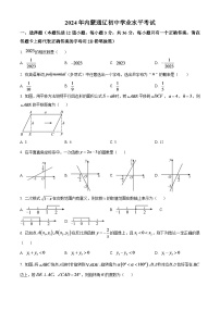 2024年内蒙古通辽市中考数学模拟试题（原卷版）