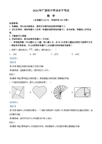 2024年广西壮族自治区中考数学模拟试题（解析版）