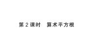 初中数学人教版（2024）七年级下册（2024）8.1 平方根习题ppt课件