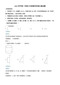 广东省广州市番禺区2023-2024学年七年级上学期期末数学试题（答案）